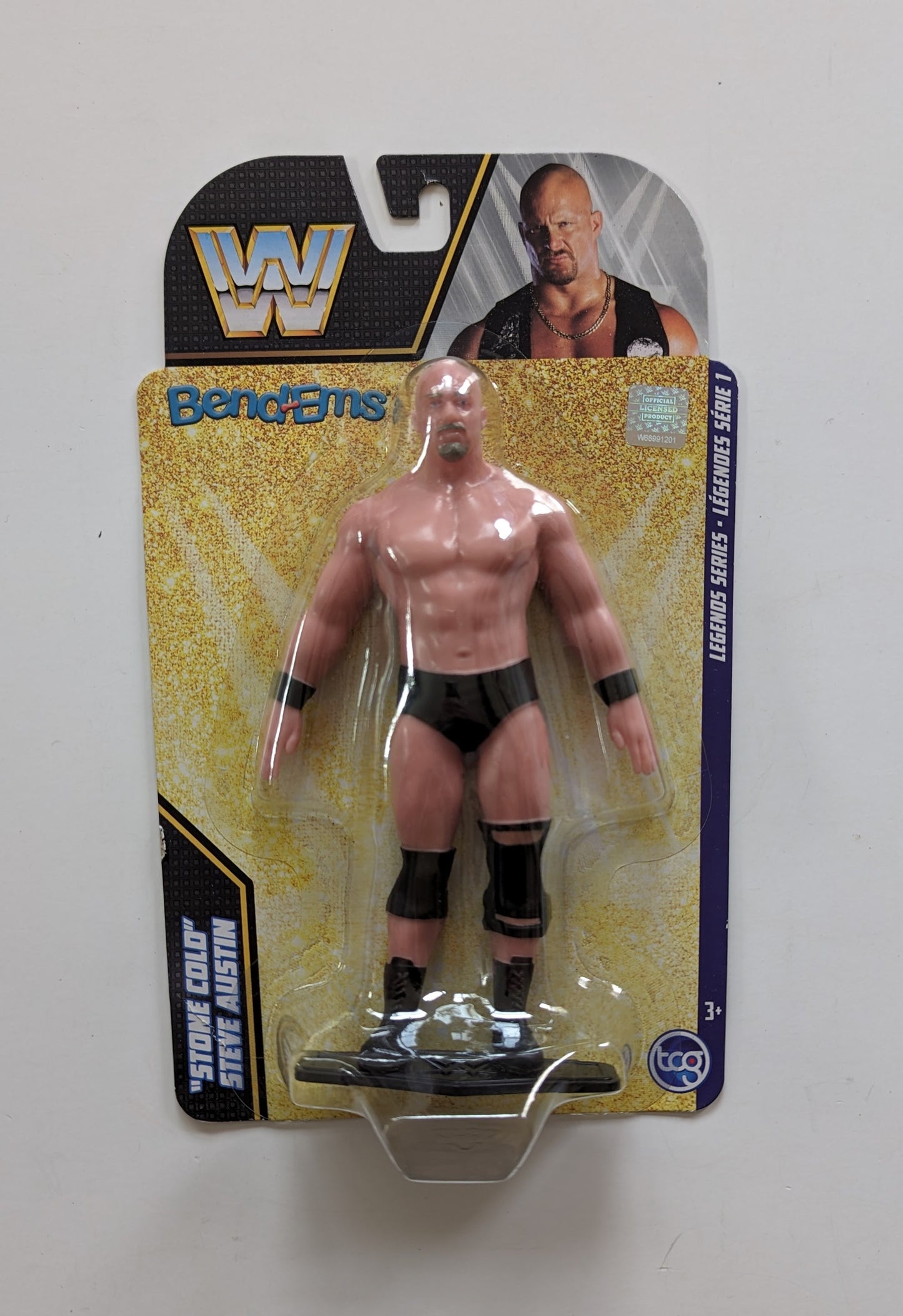 WWE & TCG Toys Bend 'Ems 1 Steve Austin