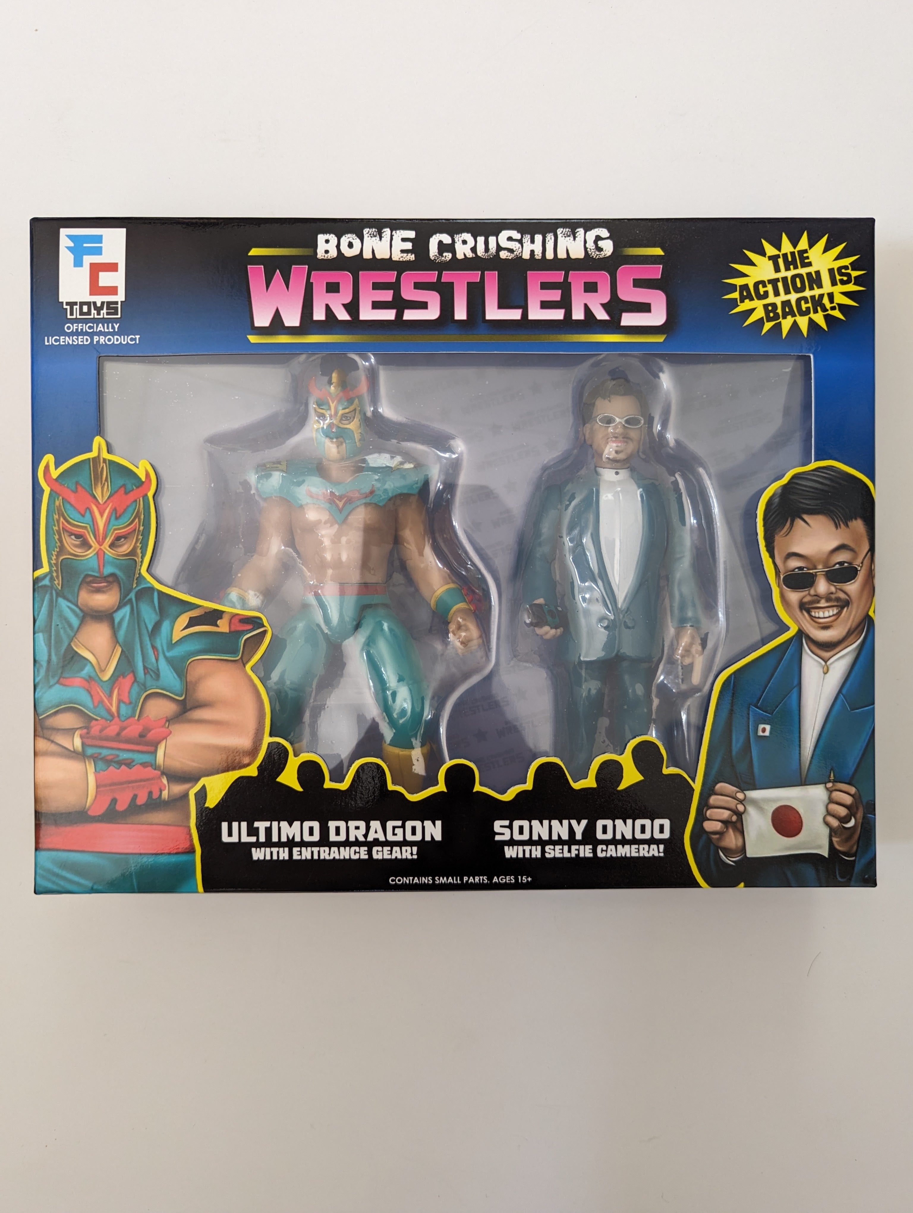 Figure Collections (FC) Bone Crushing Wrestlers (BCW) 1 Ultimo Dragon &  Sonny Onoo