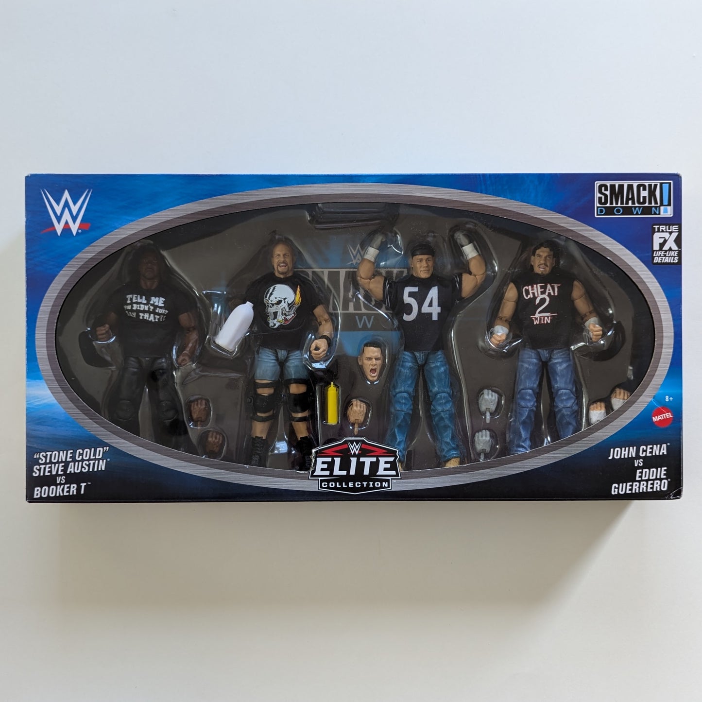 Elite Boxset - Smackdown! 25th Anniversary (Booker T, 'Stone Cold' Steve Austin, John Cena, & Eddie Guerrero)