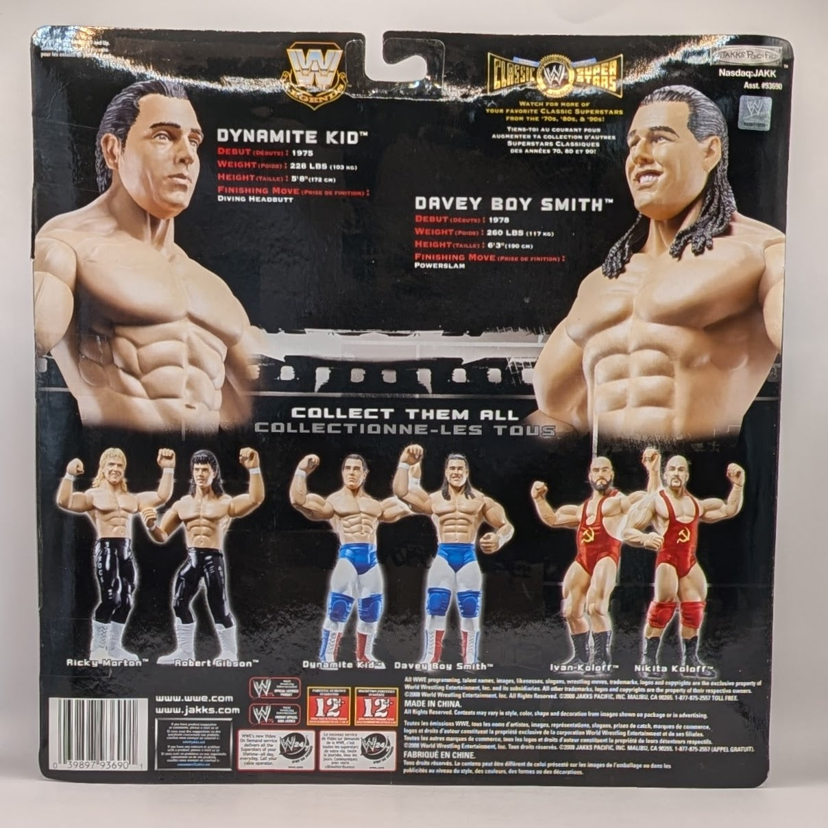 Classic Superstars 2-Packs 9 The British Bulldogs (British Bulldog & Dynamite Kid)