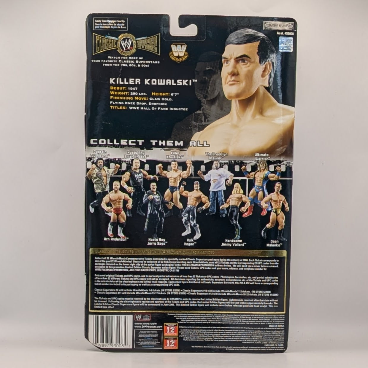 Classic Superstars 12 Killer Kowalski