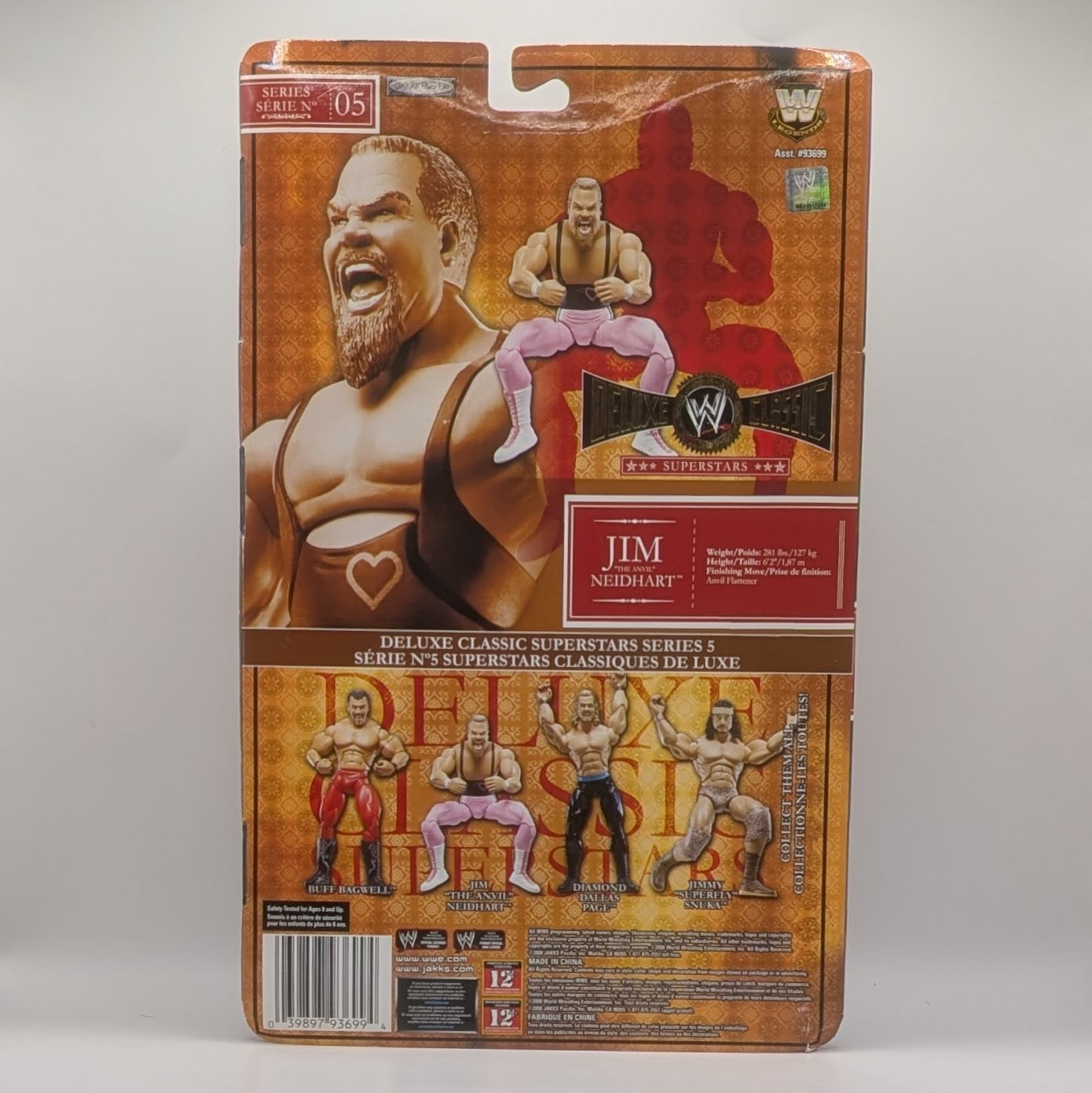 Deluxe Classic Superstars 5 Jim 'The Anvil' Neidhart