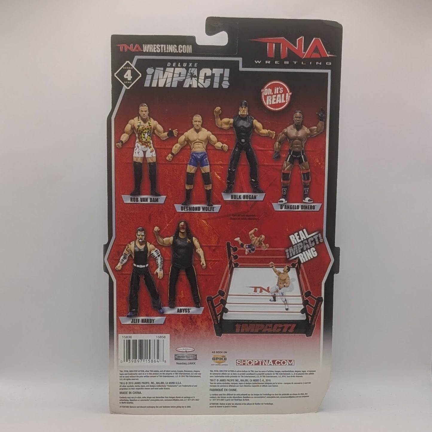 TNA Jakks Deluxe Impact! 4 Desmond Wolfe