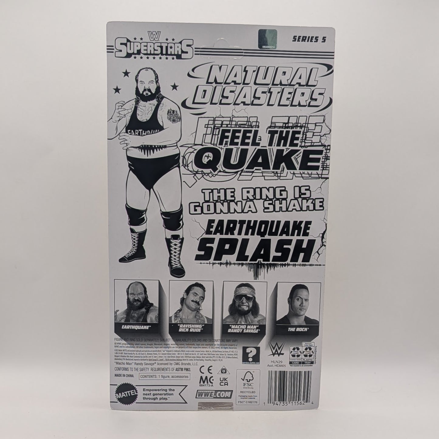 WWE Superstars 5 Earthquake