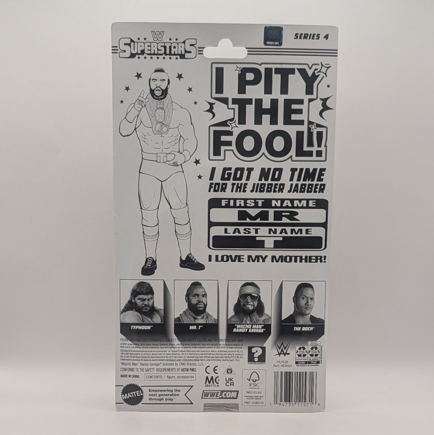 WWE Superstars Wave 4 Mr. T