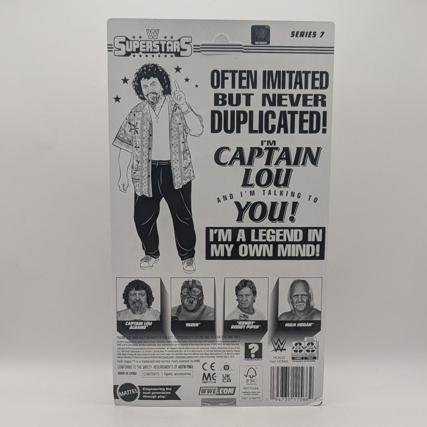 WWE Superstars 7 Captain Lou Albano