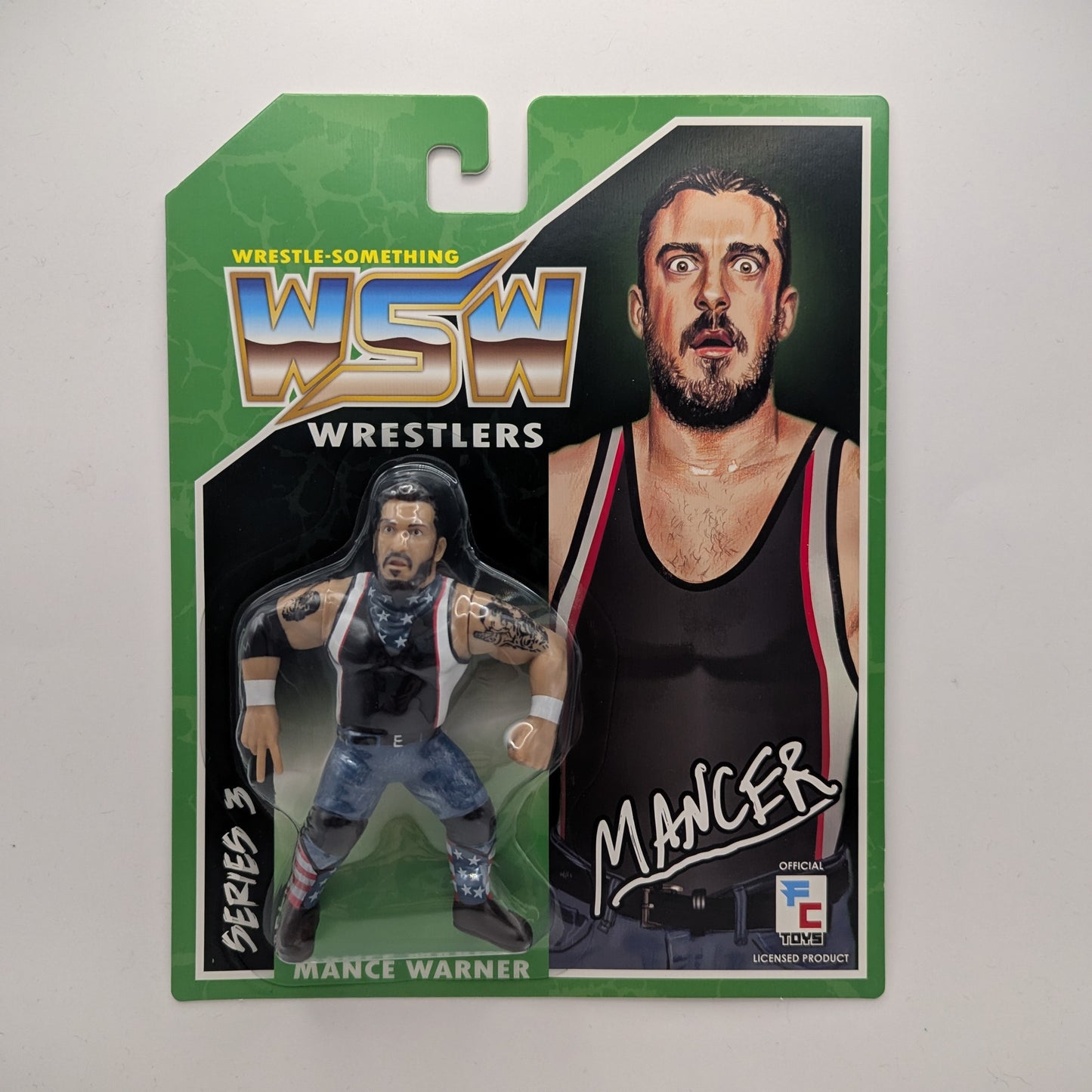 Figure Collections (FC) Wrestle Something Wrestlers 3 Mance Warner