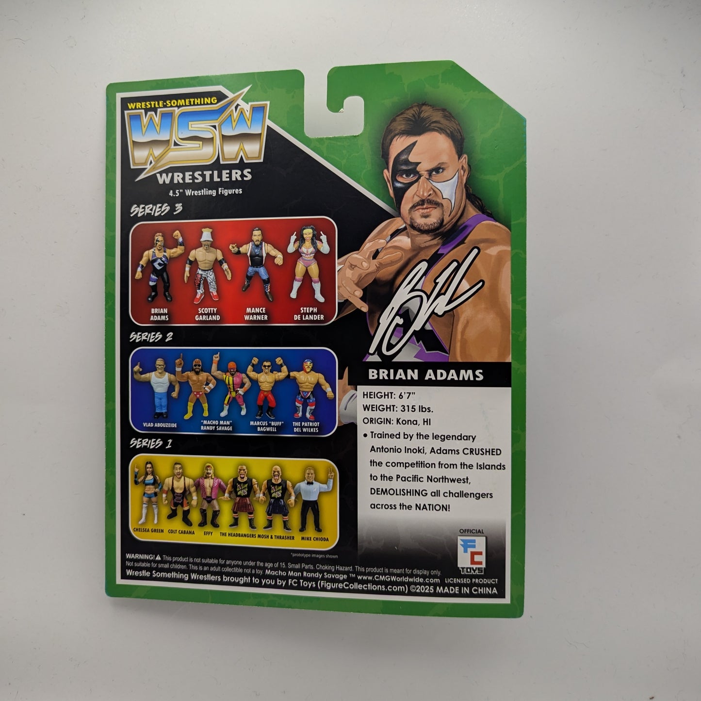 Figure Collections (FC) Wrestle Something Wrestlers 3 Brian Adams