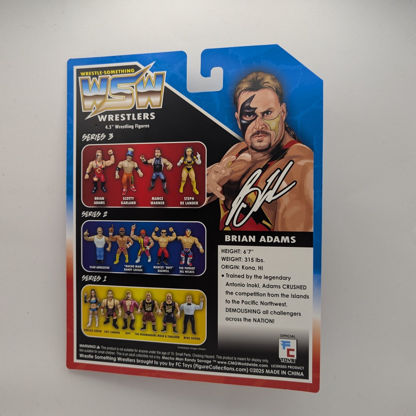Figure Collections (FC) Wrestle Something Wrestlers 3 Brian Adams