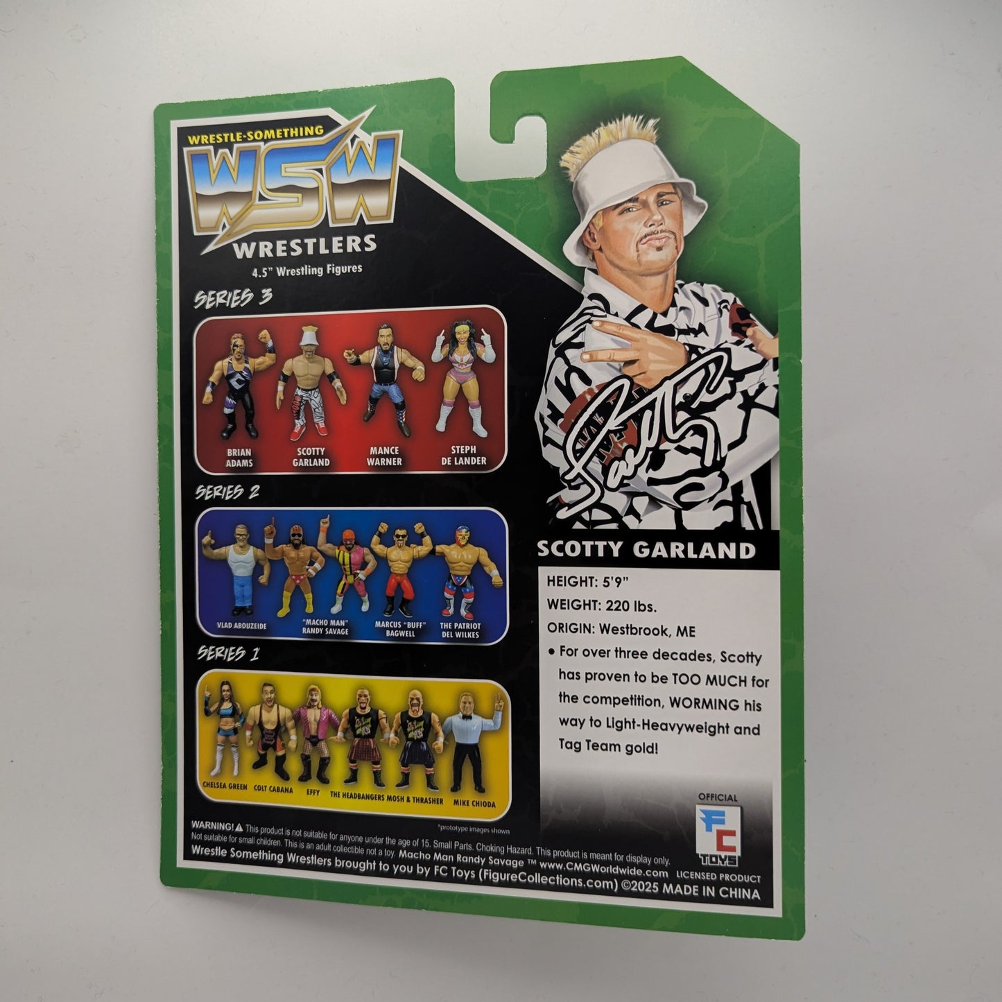 Figure Collections (FC) Wrestle Something Wrestlers 3 Scotty Garland