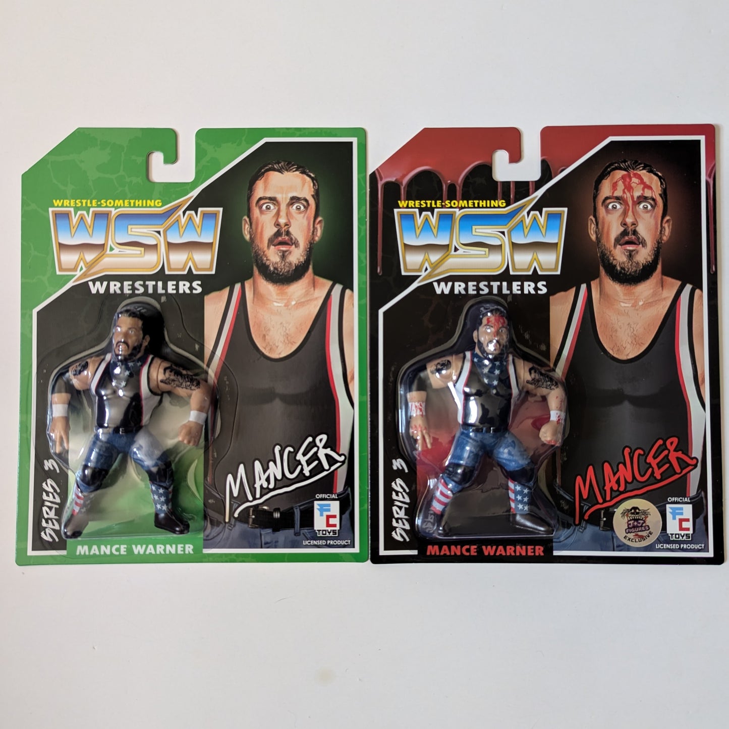 Figure Collections (FC) Wrestle Something Wrestlers 3 Mance Warner