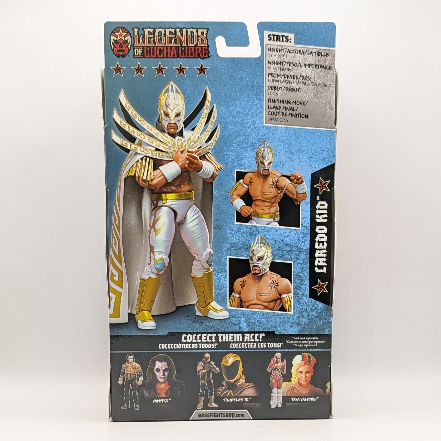 Boss Fight Legends of Lucha Libre Premium 2 Laredo Kid – J+J Figures