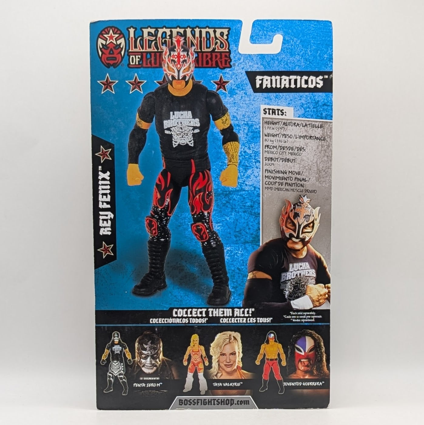 Boss Fight Legends of Lucha Libre Fanaticos 1 Rey Fenix – J+J Figures
