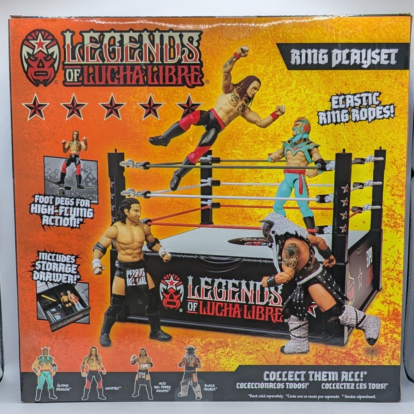 Boss Fight Legends of Lucha Libre Playset Ring