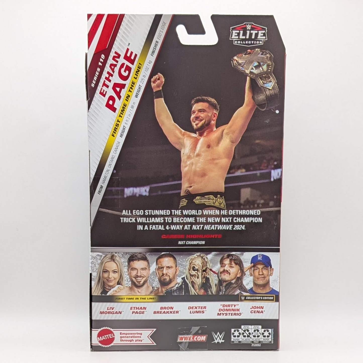 Elite 119 - Set of 5 (Bron Breakker, Dexter Lumis, Dominik Mysterio, Ethan Page, & Liv Morgan)