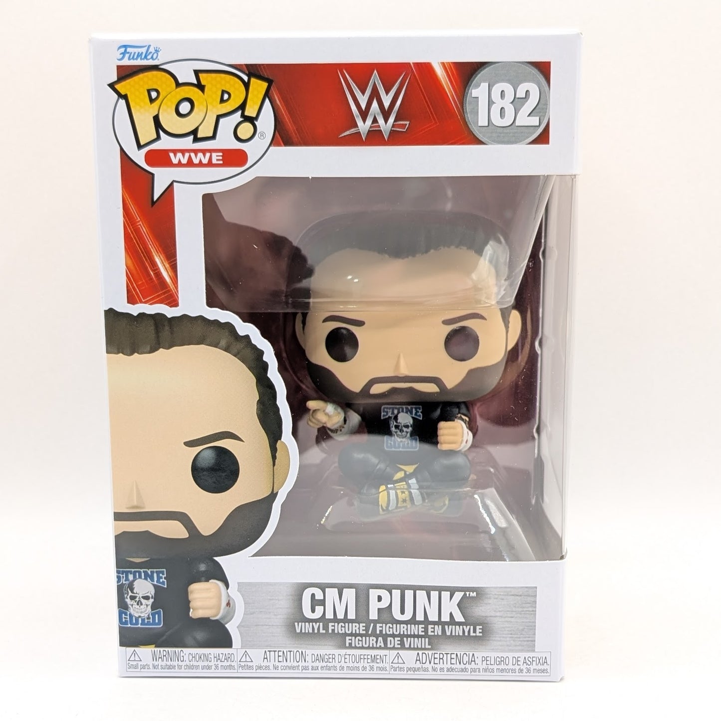 Funko Wrestling POP! WWE CM Punk (#182)