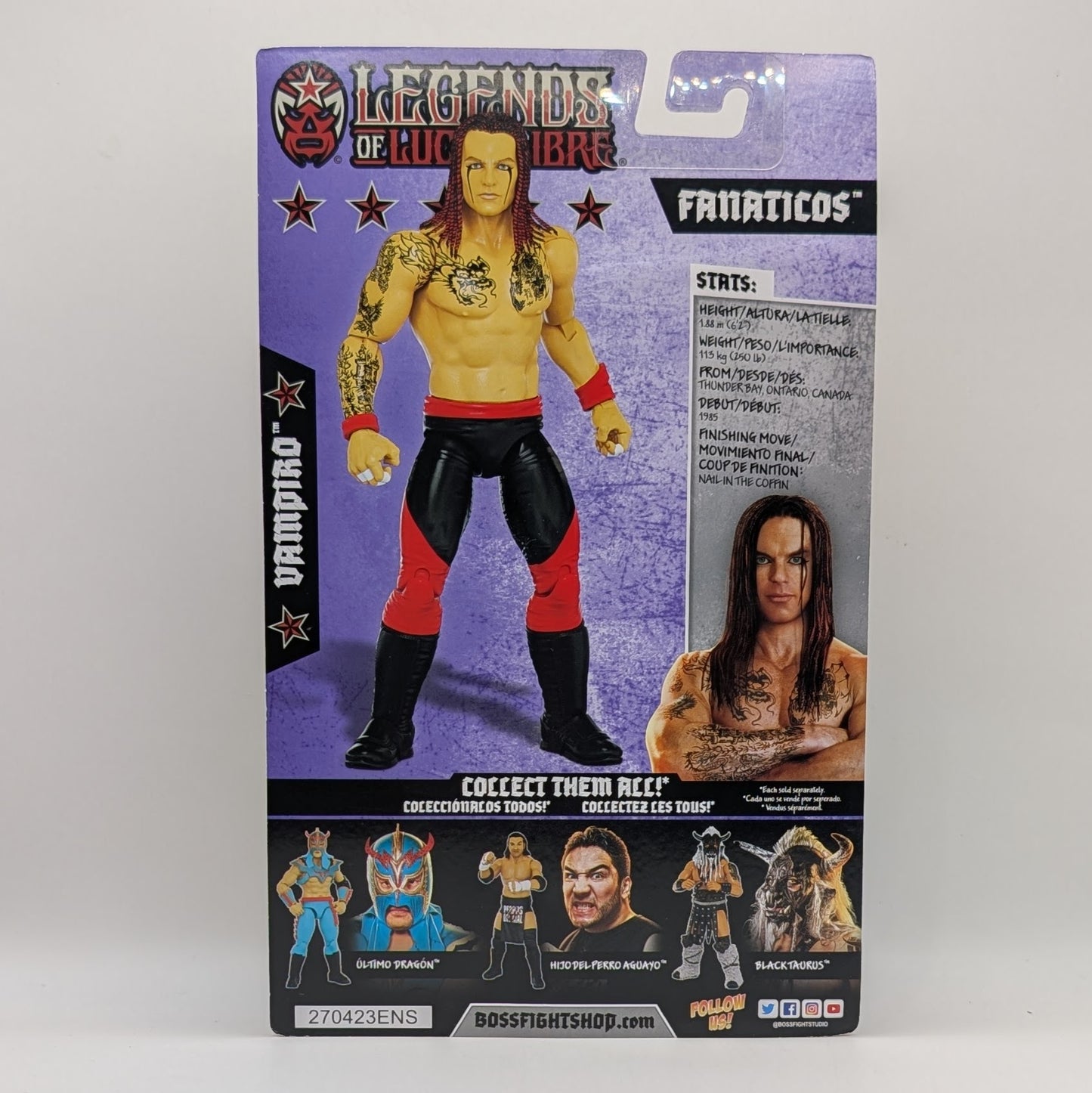 Boss Fight 2024 SDCC Exclusive Legends of Lucha Libre Vampiro