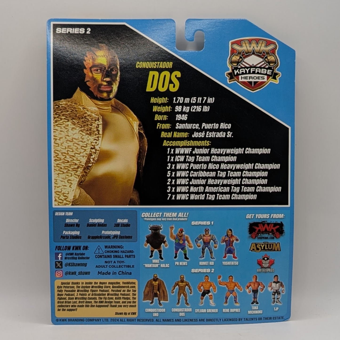 KWK Kayfabe Heroes 2 Los Conquistadores (Uno & Dos)