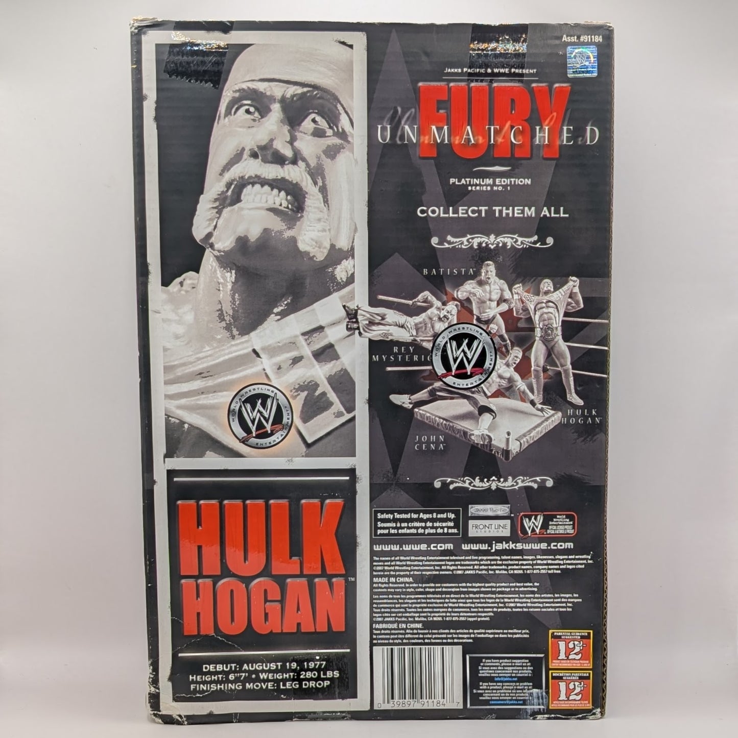 Jakks Unmatched Fury 1 Hulk Hogan