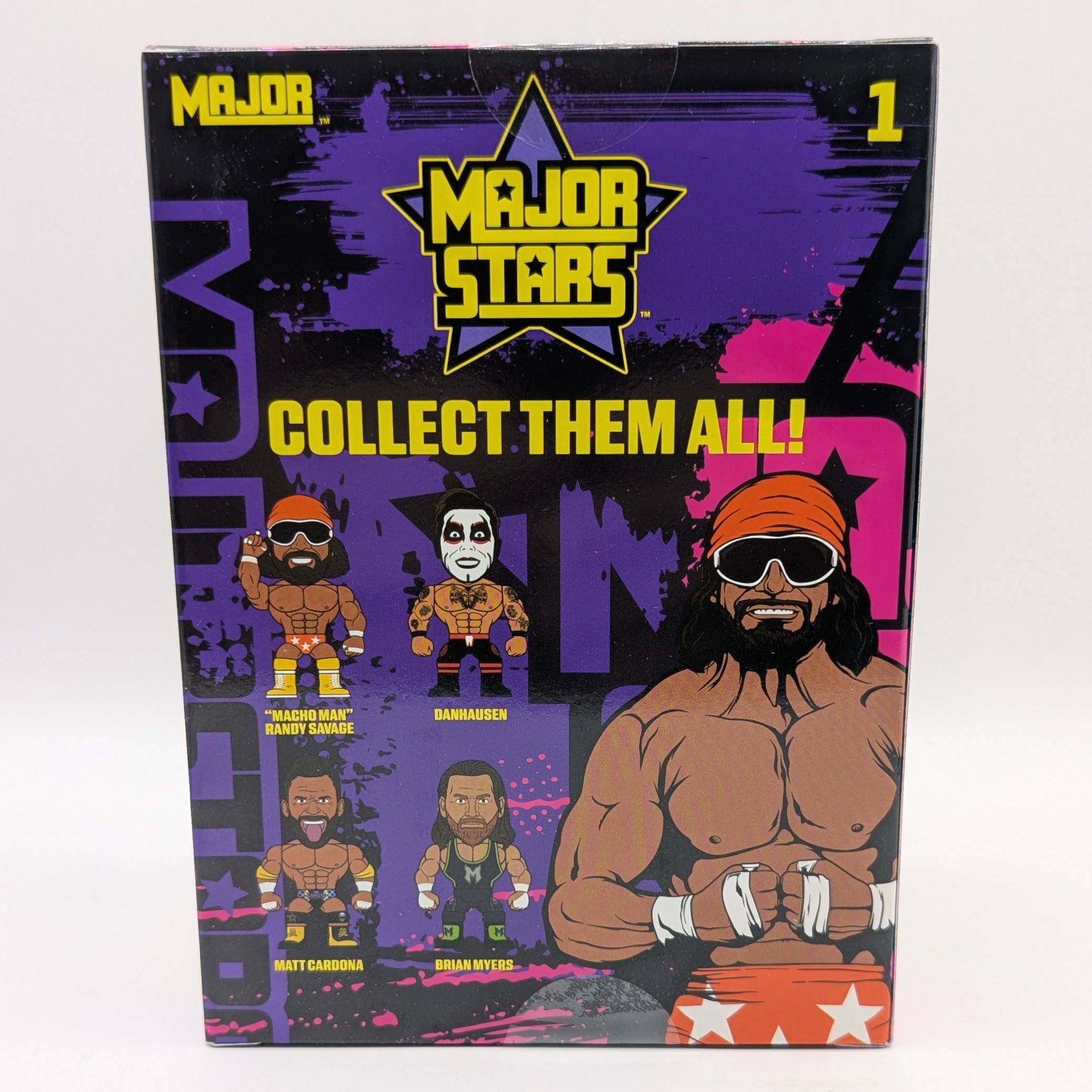 Major Stars 1 - Set of 4 (Brian Myers, Danhausen, Macho Man Randy