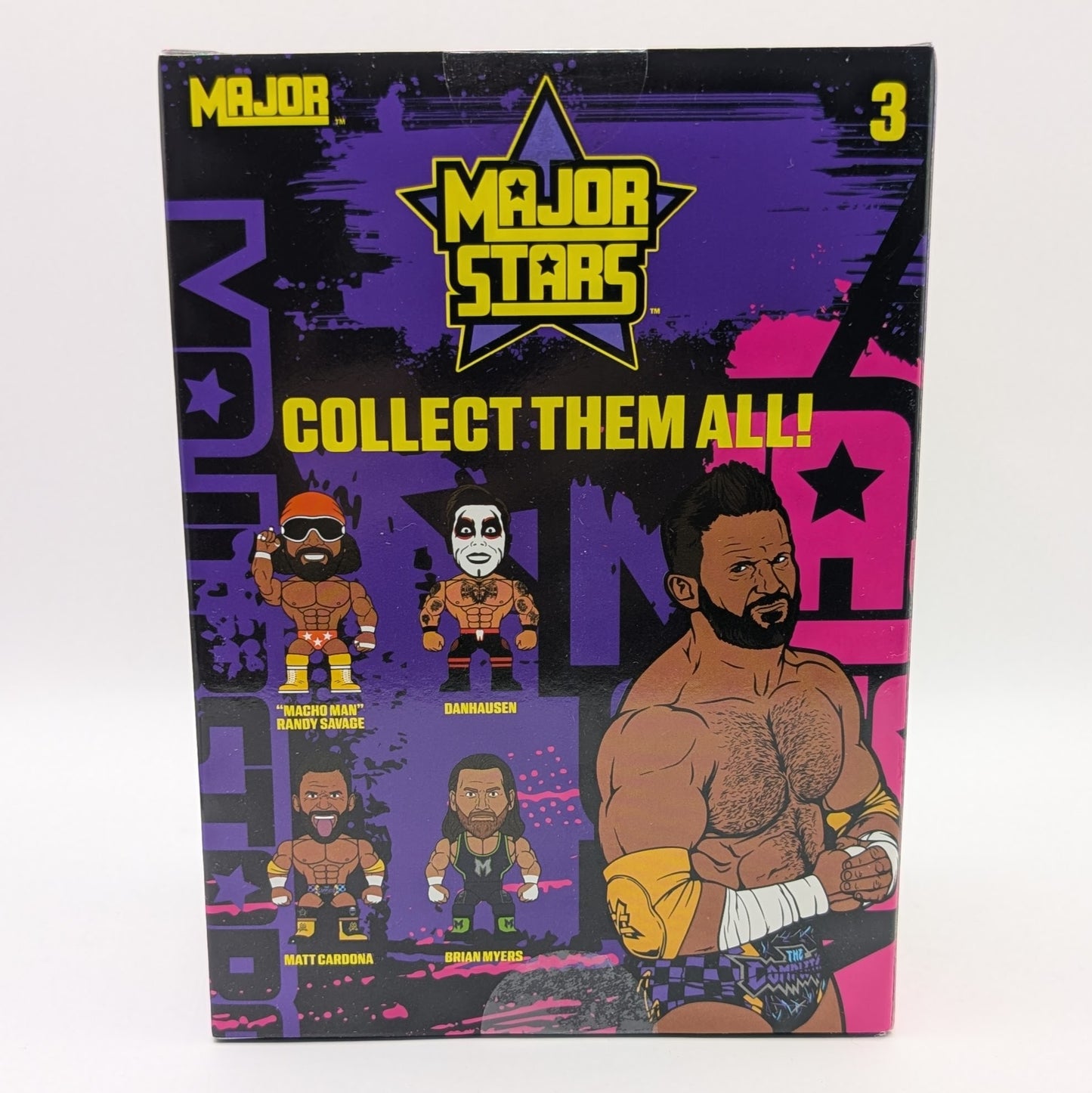 Major Stars 1 - Set of 4 (Brian Myers, Danhausen, Macho Man Randy Savage, & Matt Cardona)