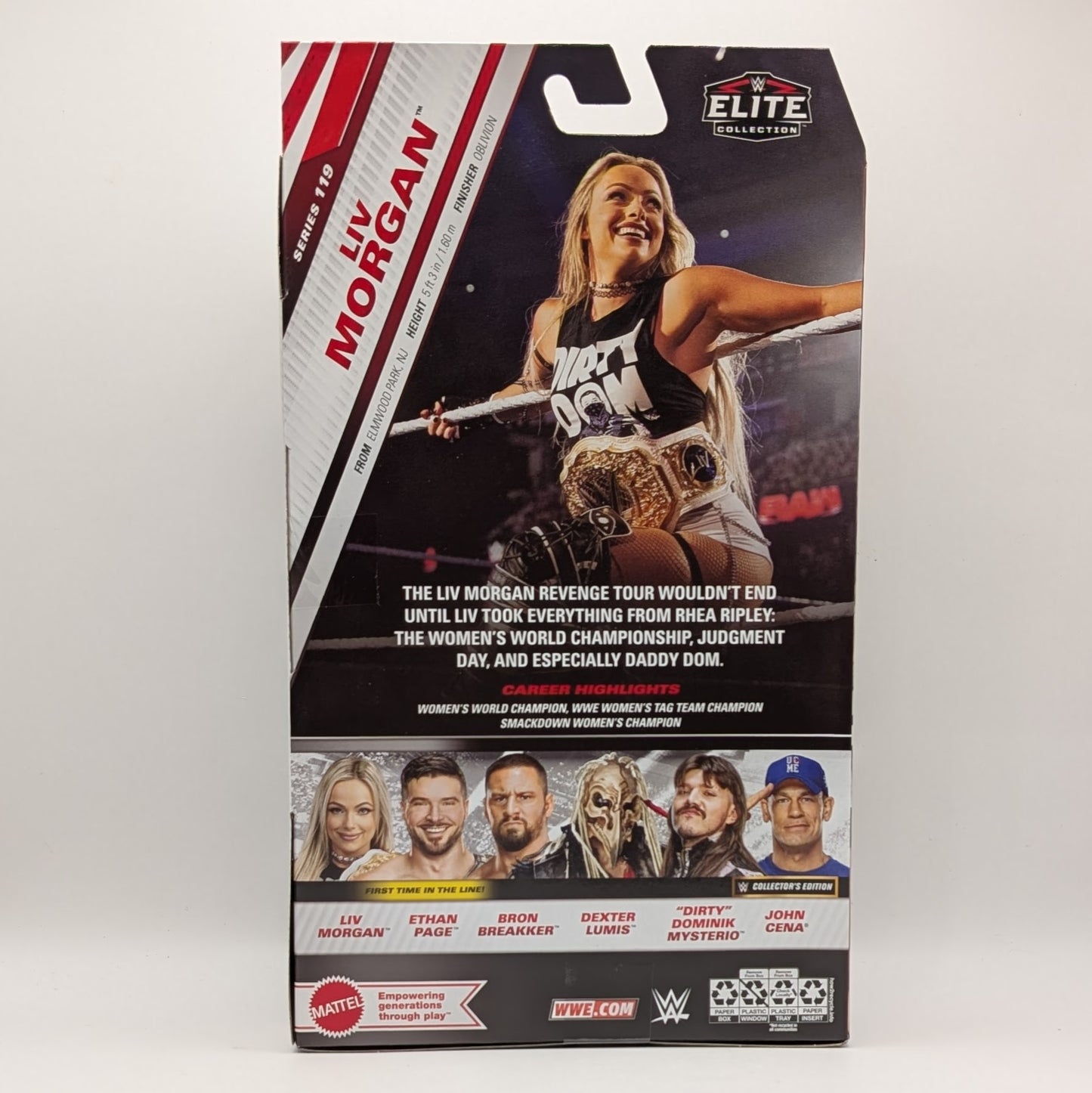 Elite 119 - Set of 5 (Bron Breakker, Dexter Lumis, Dominik Mysterio, Ethan Page, & Liv Morgan)