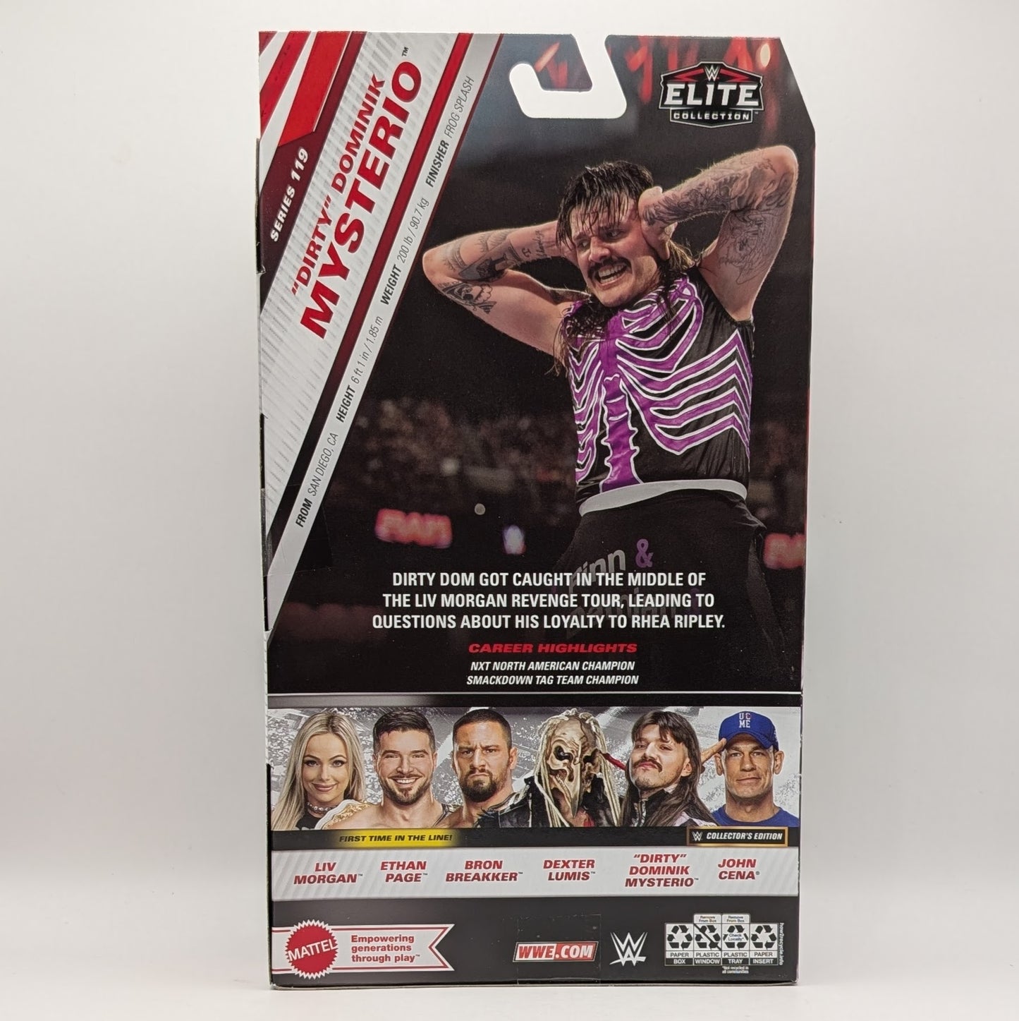 Elite 119 - Set of 5 (Bron Breakker, Dexter Lumis, Dominik Mysterio, Ethan Page, & Liv Morgan)