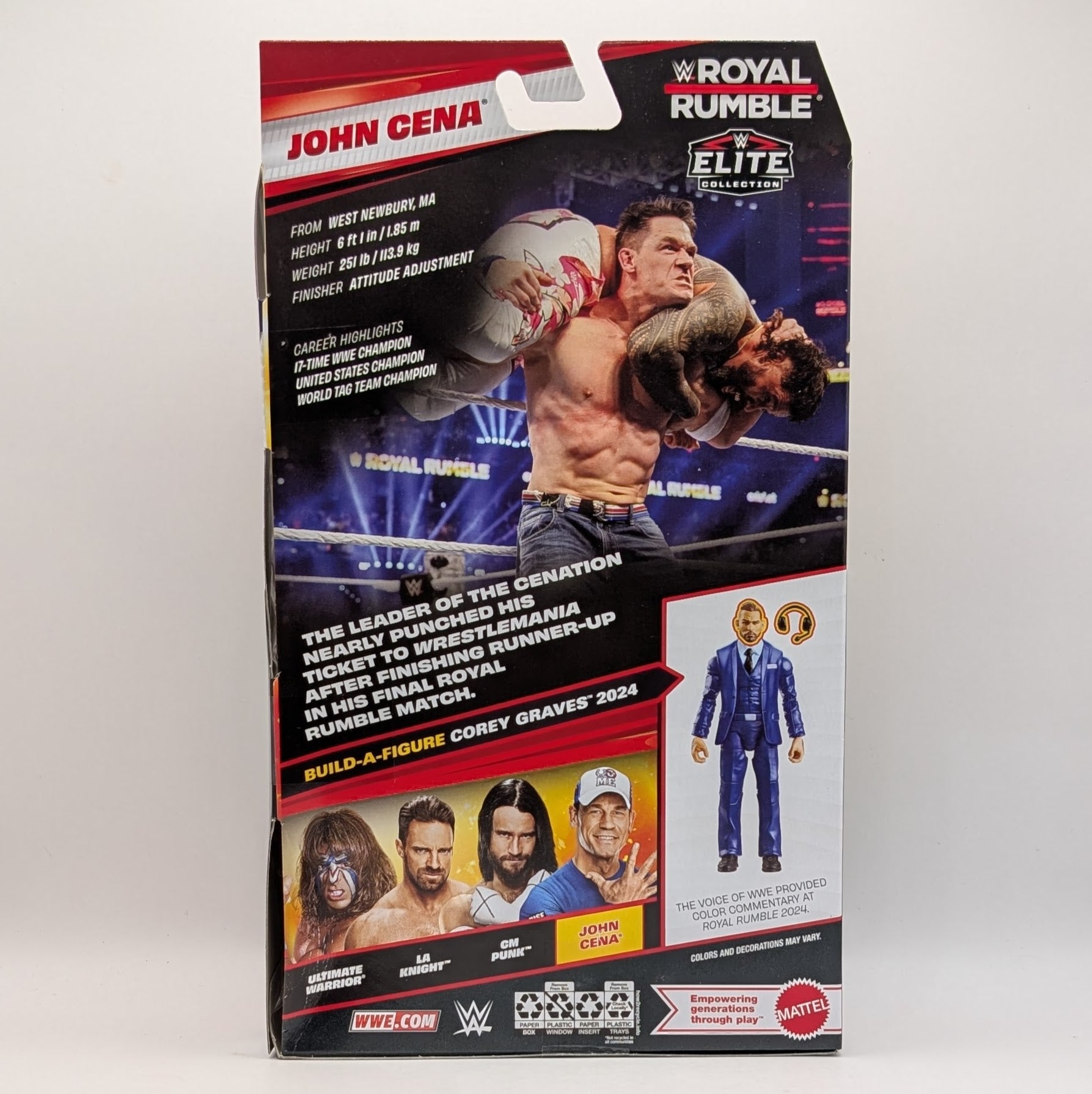 WWE BOXセット Elite Royal Rumble 2026 - Set of 5 (CM Punk, John Cena, LA