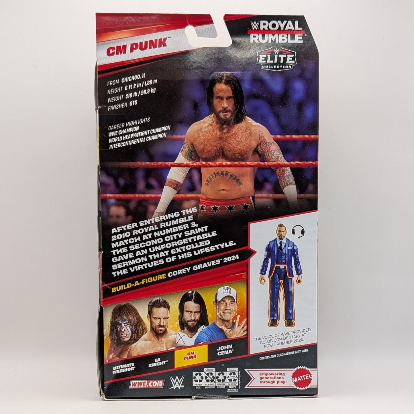 ***BACKORDER*** Elite Royal Rumble 2026 CM Punk