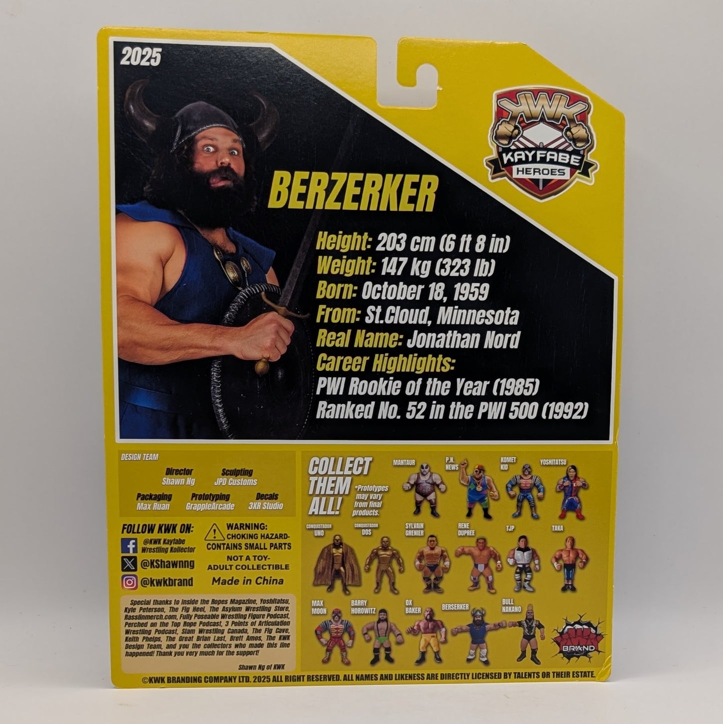 KWK 2025 Kayfabe Heroes Berzerker