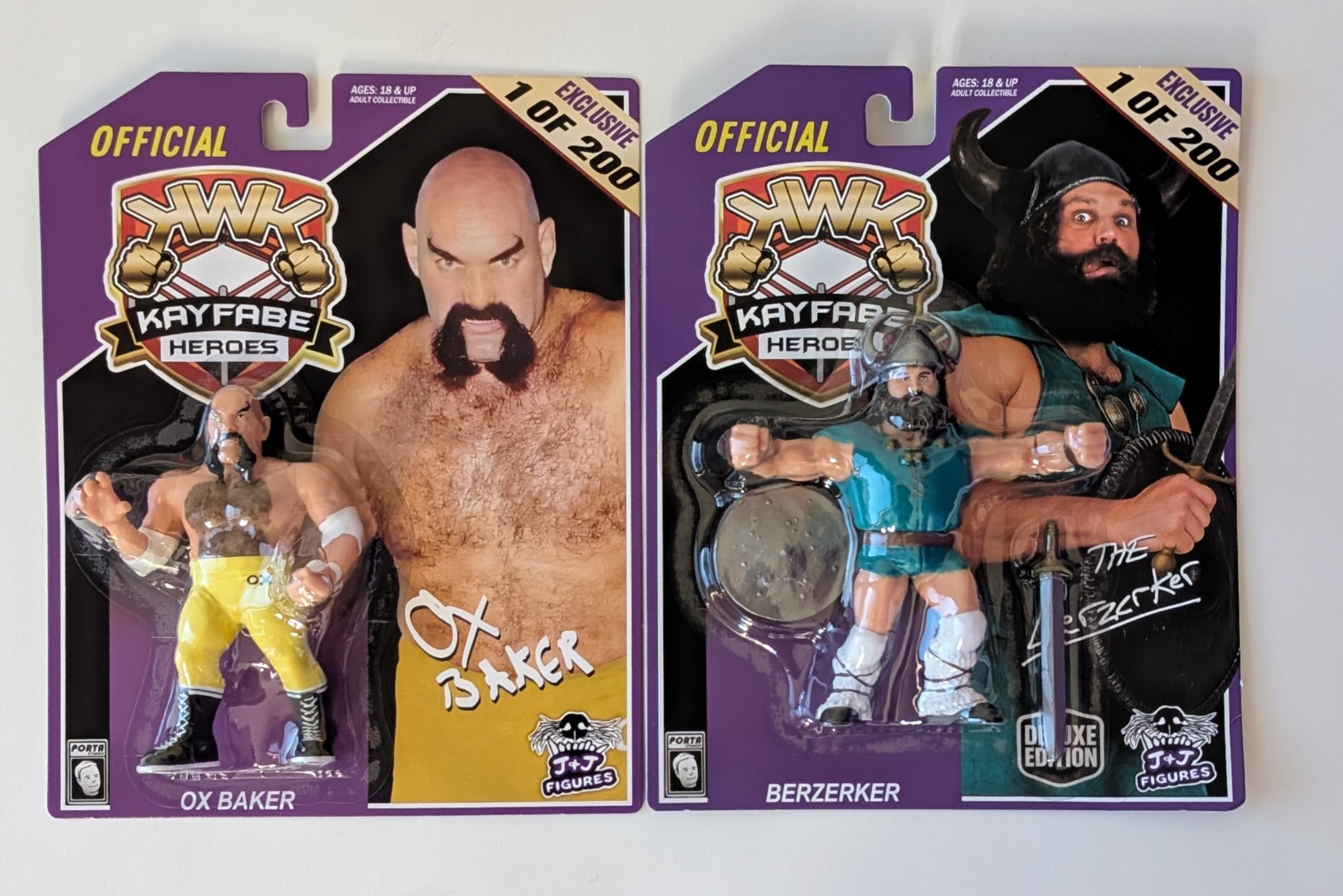 KWK 2025 Kayfabe Heroes J+J Exclusive Bundle (Berzerker & Ox Baker