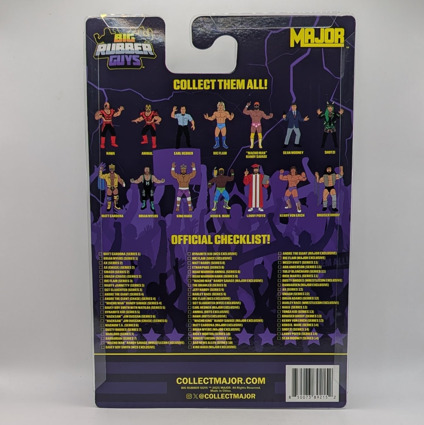 Major Big Rubber Guys 2025 Limited Edition Earl Hebner