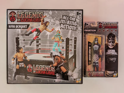 Boss Fight Legends of Lucha Libre Playset Ring