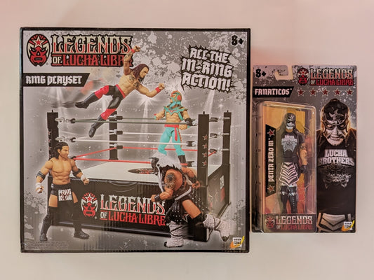 Boss Fight Legends of Lucha Libre Playset Ring
