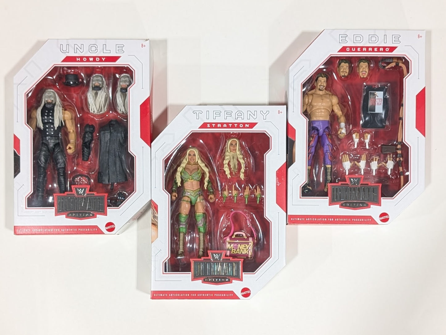 ***PRE-ORDER*** Ultimate Edition 28 - Set of 3 (Eddie Guerrero, Tiffany Stratton & Uncle Howdy)