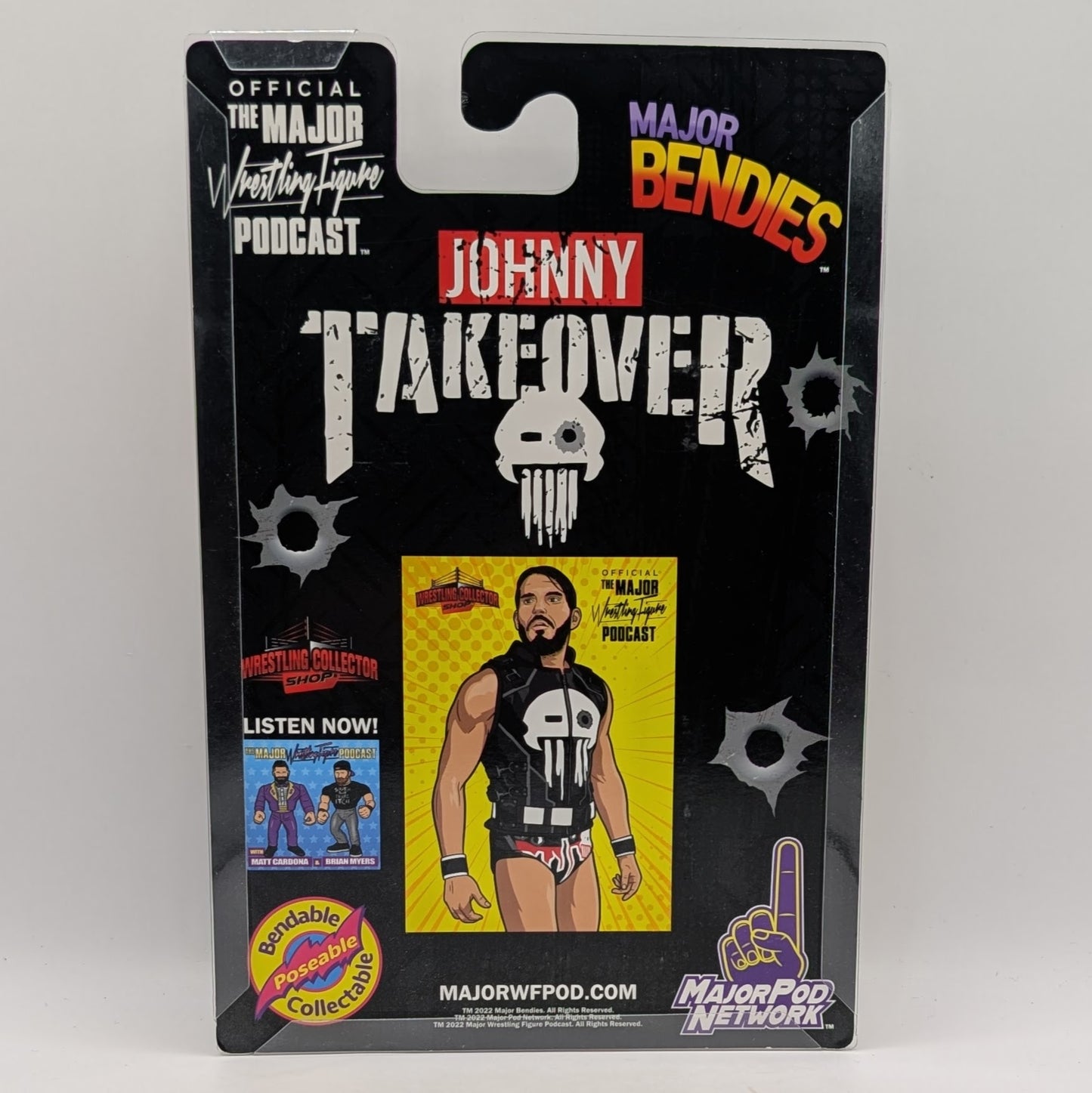 Major Bendies Wrestling Collector Shop Exclusive Johnny Gargano