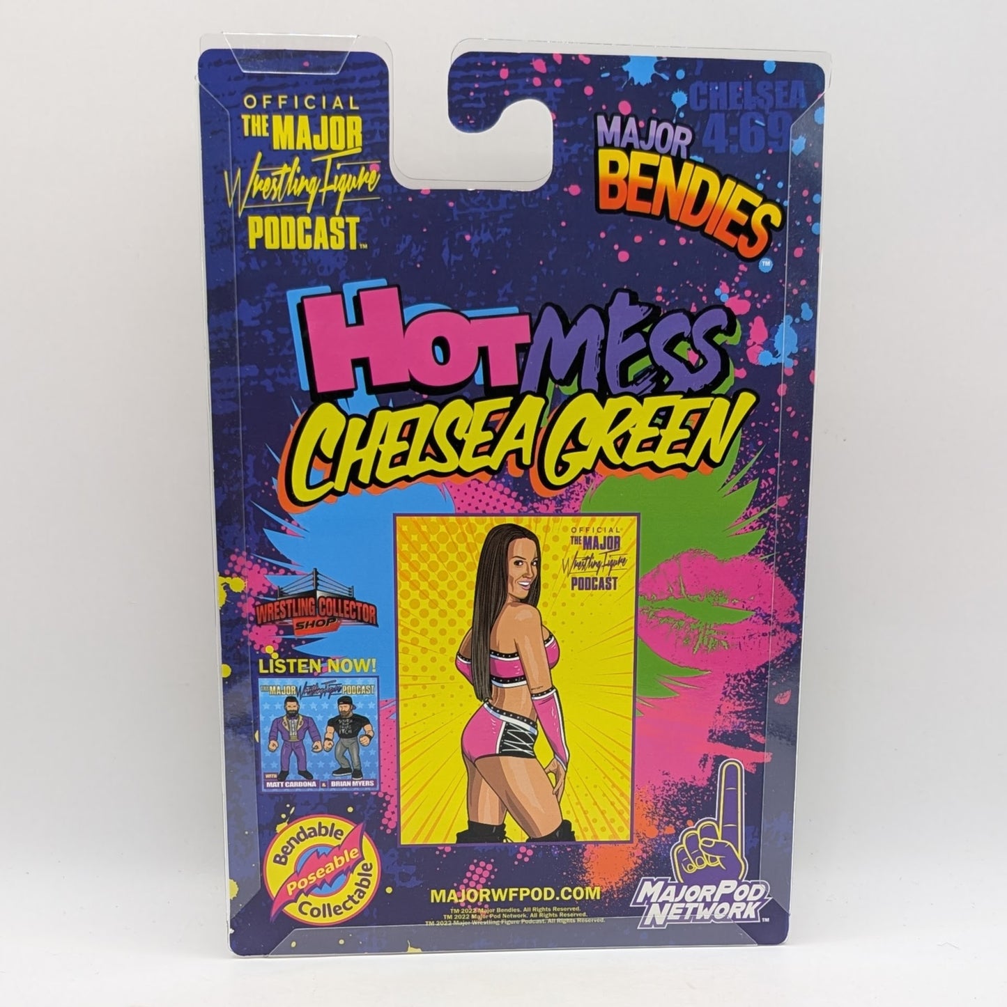 Major Bendies Wrestling Collector Shop Exclusive Chelsea Green