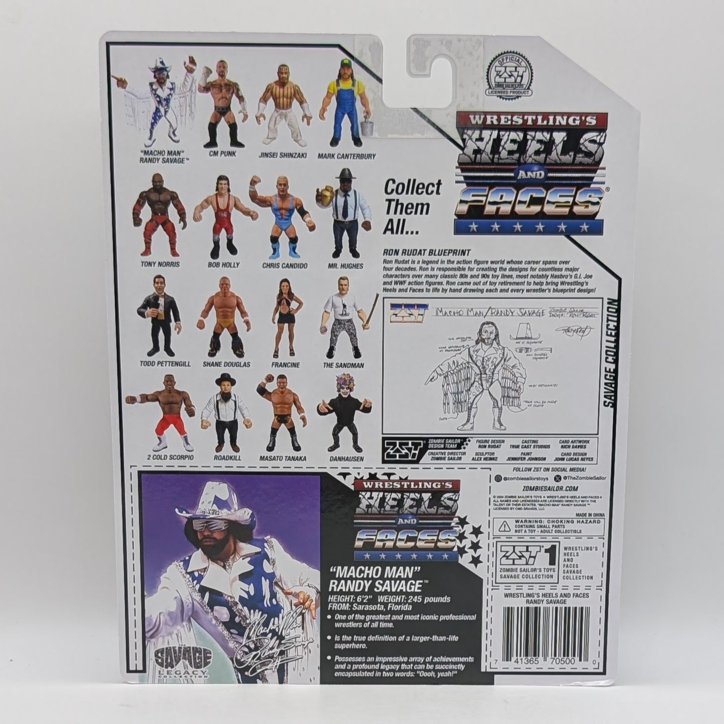 Zombie Sailor Heels & Faces 2025 Limited Edition Macho Man Randy Savage