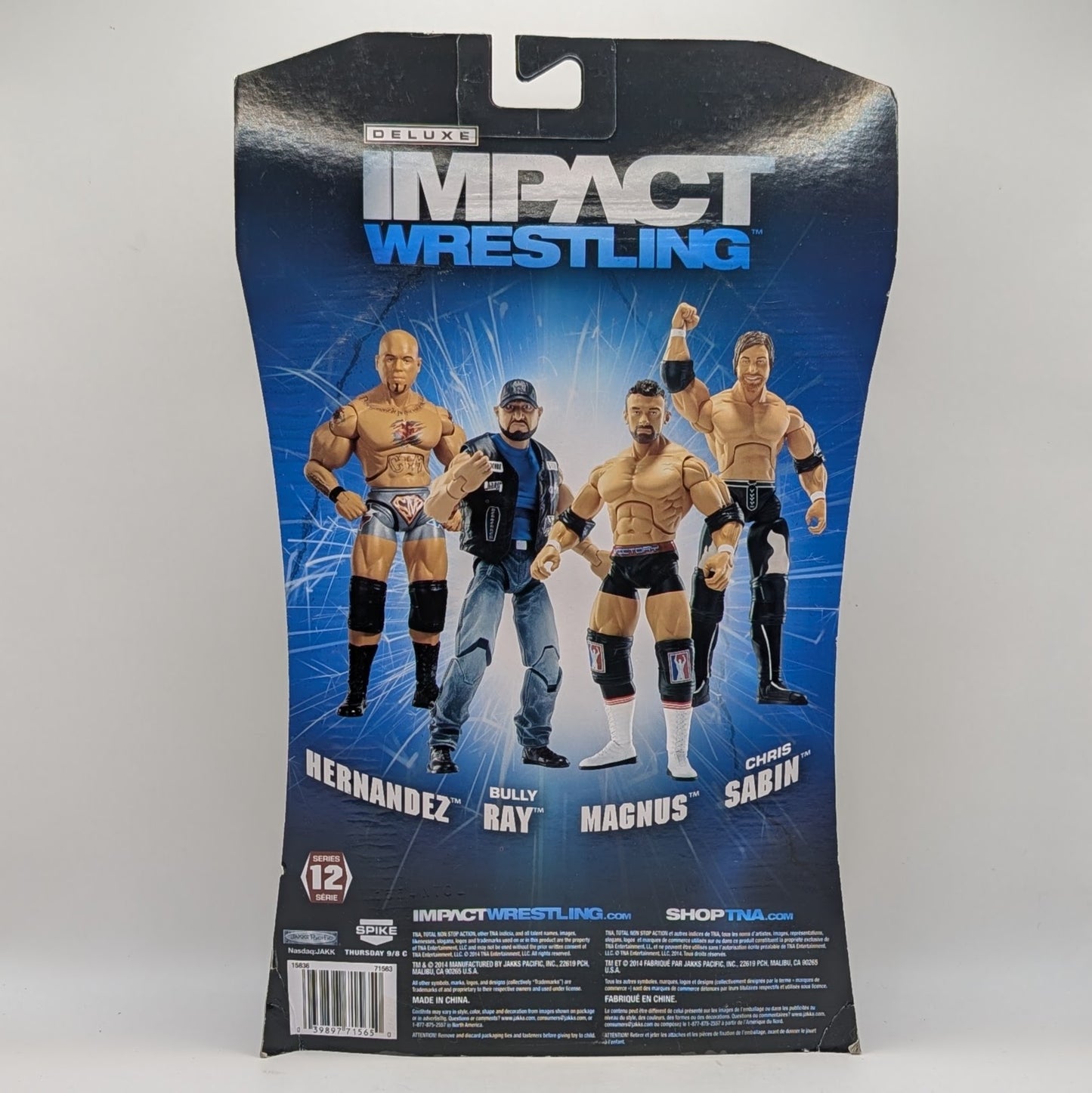 TNA Jakks Deluxe Impact 12 Bully Ray *SIGNED*