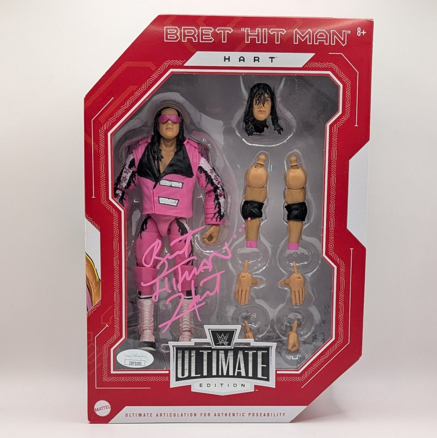 Ultimate Edition Legends Bret Hart *SIGNED*