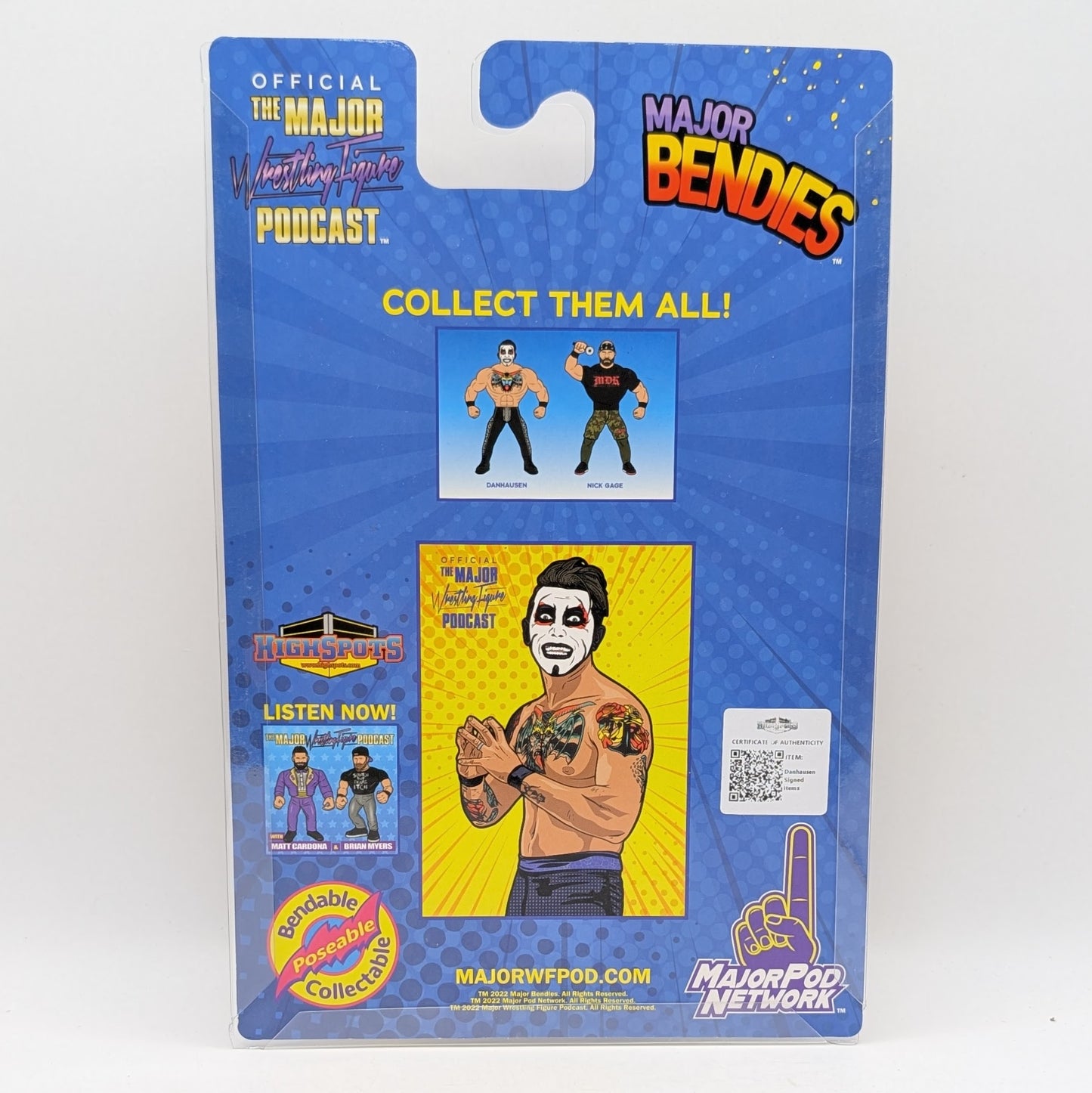 Major Bendies Highspots Exclusive Danhausen *SIGNED*