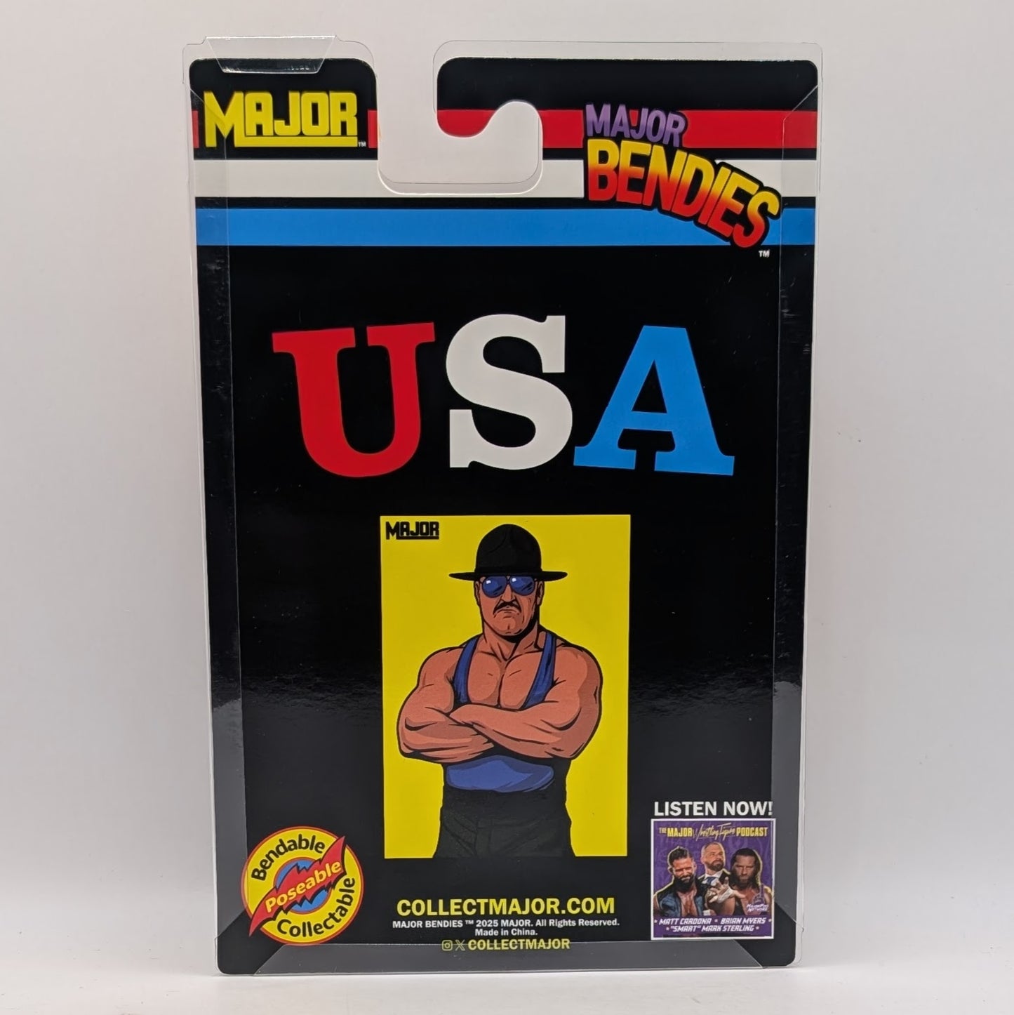 Major Bendies 2025 WrestleCade Exclusive Sgt. Slaughter