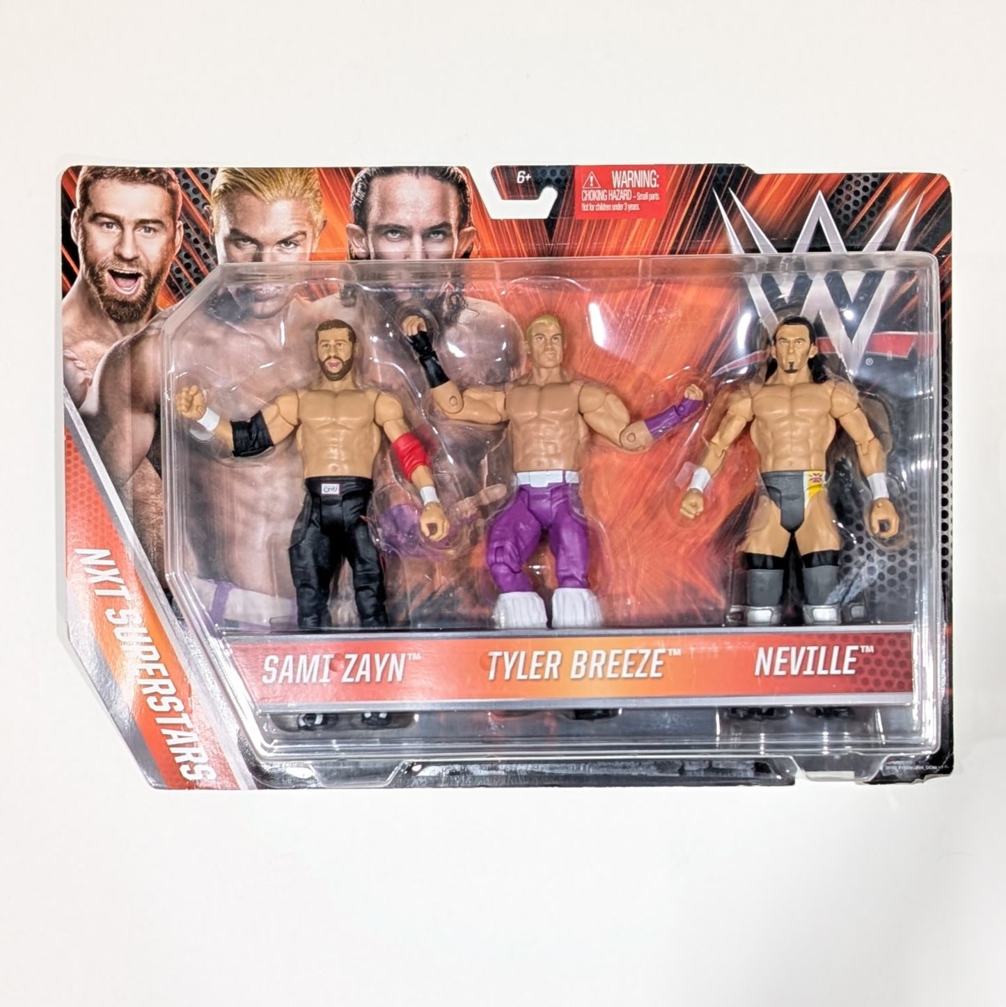 Main Event Fan Central 3-Pack Series 4 - Sami Zayn, Tyler Breeze, & Neville