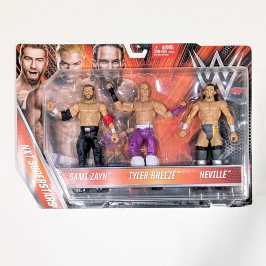 Main Event Fan Central 3-Pack Series 4 - Sami Zayn, Tyler Breeze, & Neville
