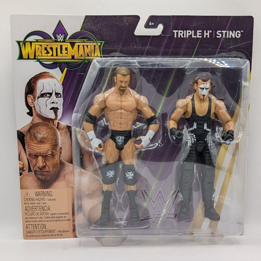 Main Event Battle Pack Wrestlemania 34 Triple H vs. Sting