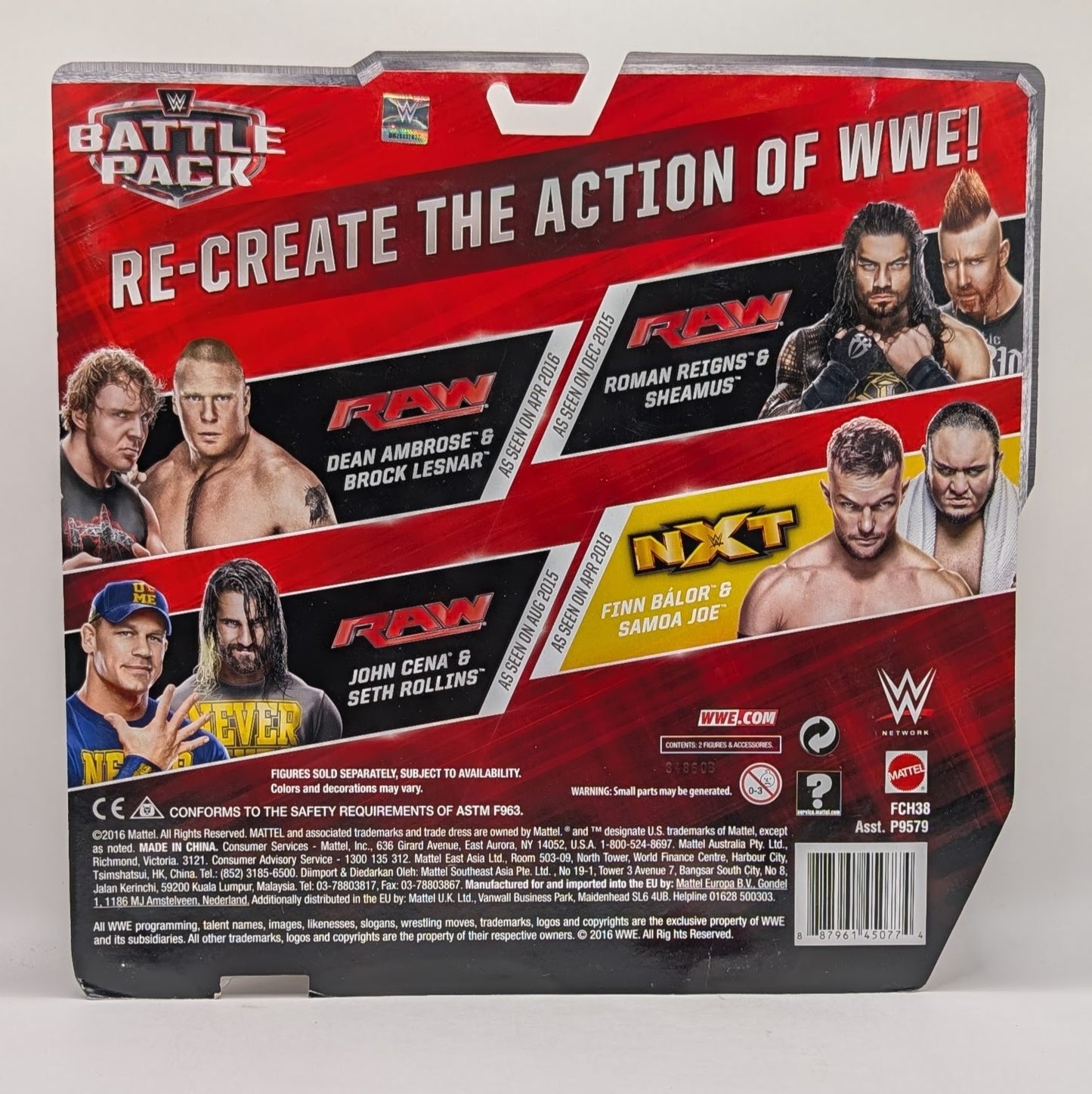 Main Event Battle Pack 43b Finn Balor & Samoa Joe