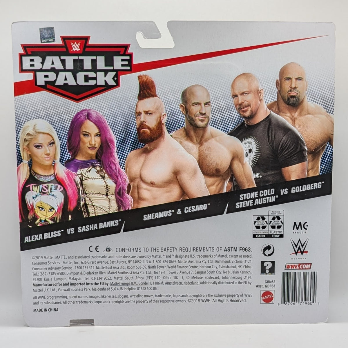 Main Event Battle Pack 60 Goldberg vs. 'Stone Cold' Steve Austin