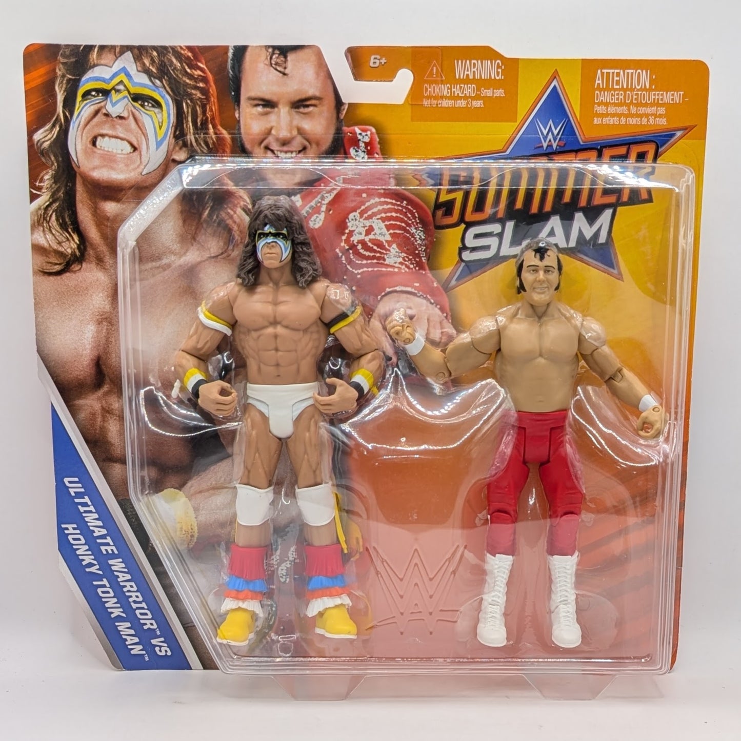 Main Event Summerslam Battle Pack Ultimate Warrior vs. Honky Tonk Man