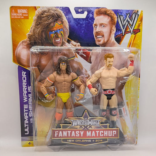 Main Event Battle Pack Wrestlemania XXX Ultimate Warrior vs. Sheamus