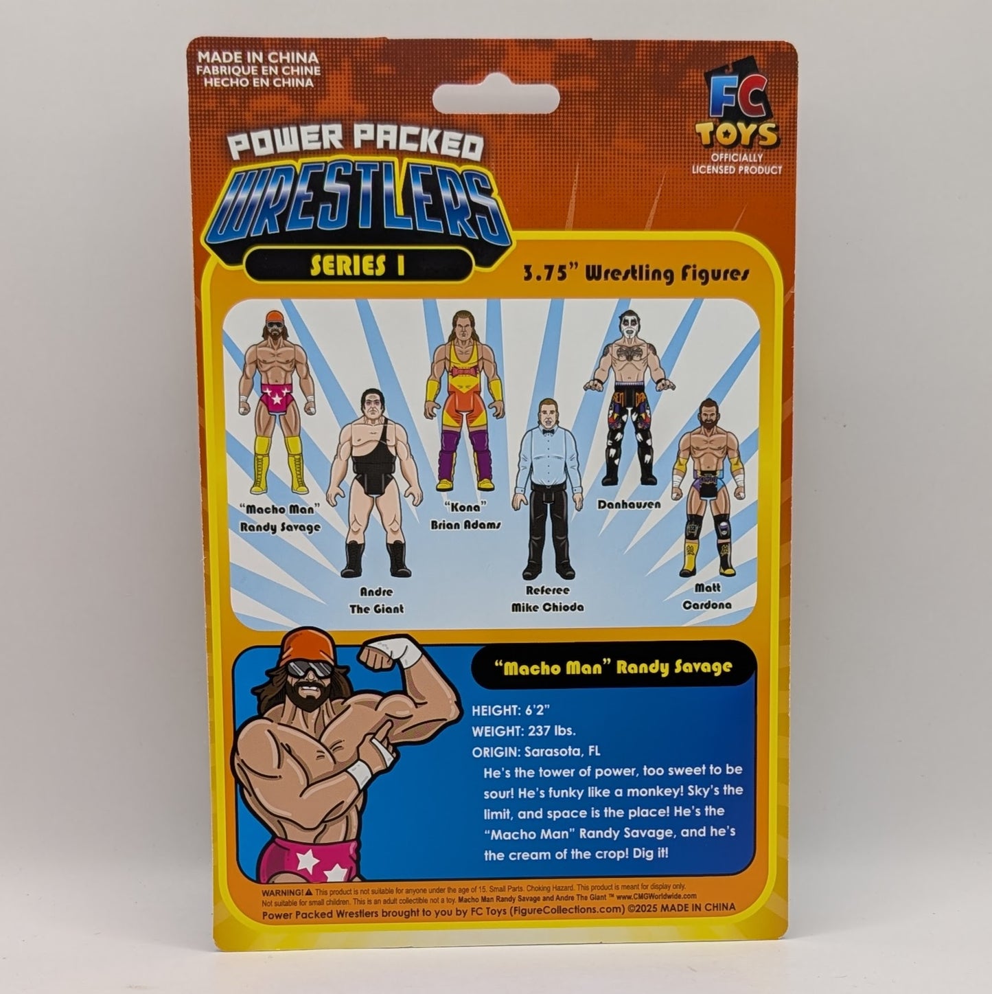FC Power Packed Wrestlers 1 Macho Man Randy Savage